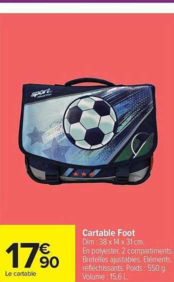 Cartable Foot