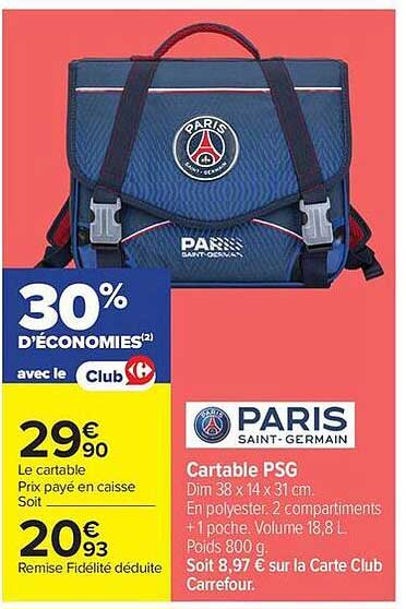 Cartable PSG