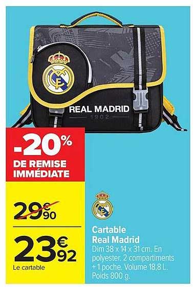 Cartable Real Madrid