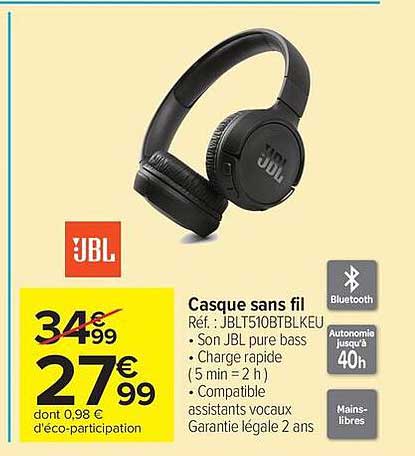 Casque sans fil