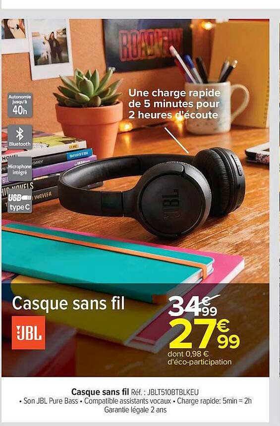 Casque sans fil