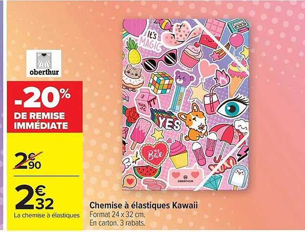 Chemise à élastiques Kawaii