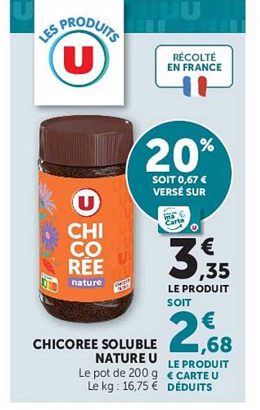 CHICOREE SOLUBLE NATURE U