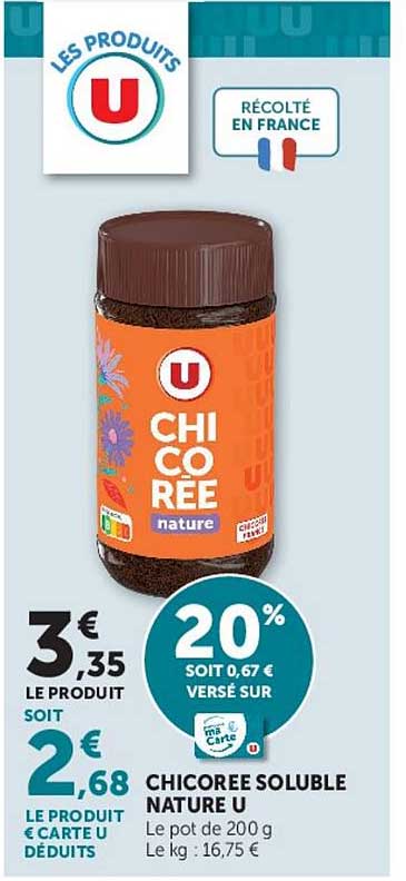 CHICOREE SOLUBLE NATURE U