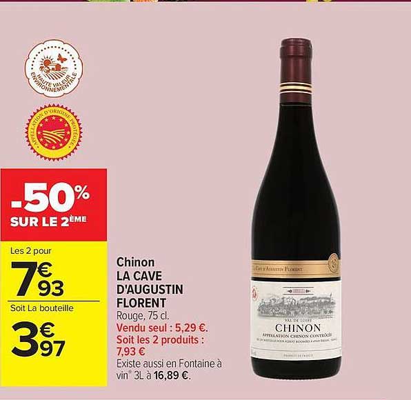 Chinon LA CAVE D'AUGUSTIN FLORENT