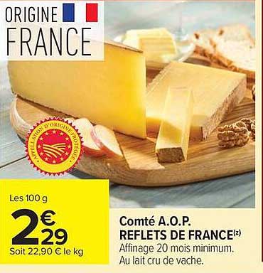 Comté A.O.P. REFLETS DE FRANCE