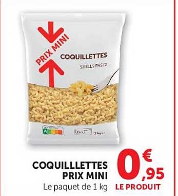 COQUILLETTES PRIX MINI