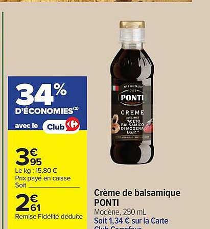 Crème de balsamique PONTI