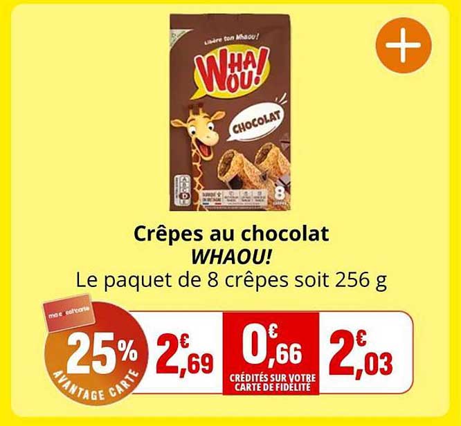 Crêpes au chocolat WHAOU!