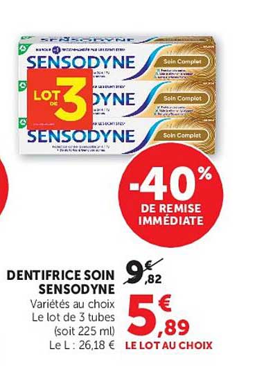 DENTIFRICE SOIN SENSODYNE