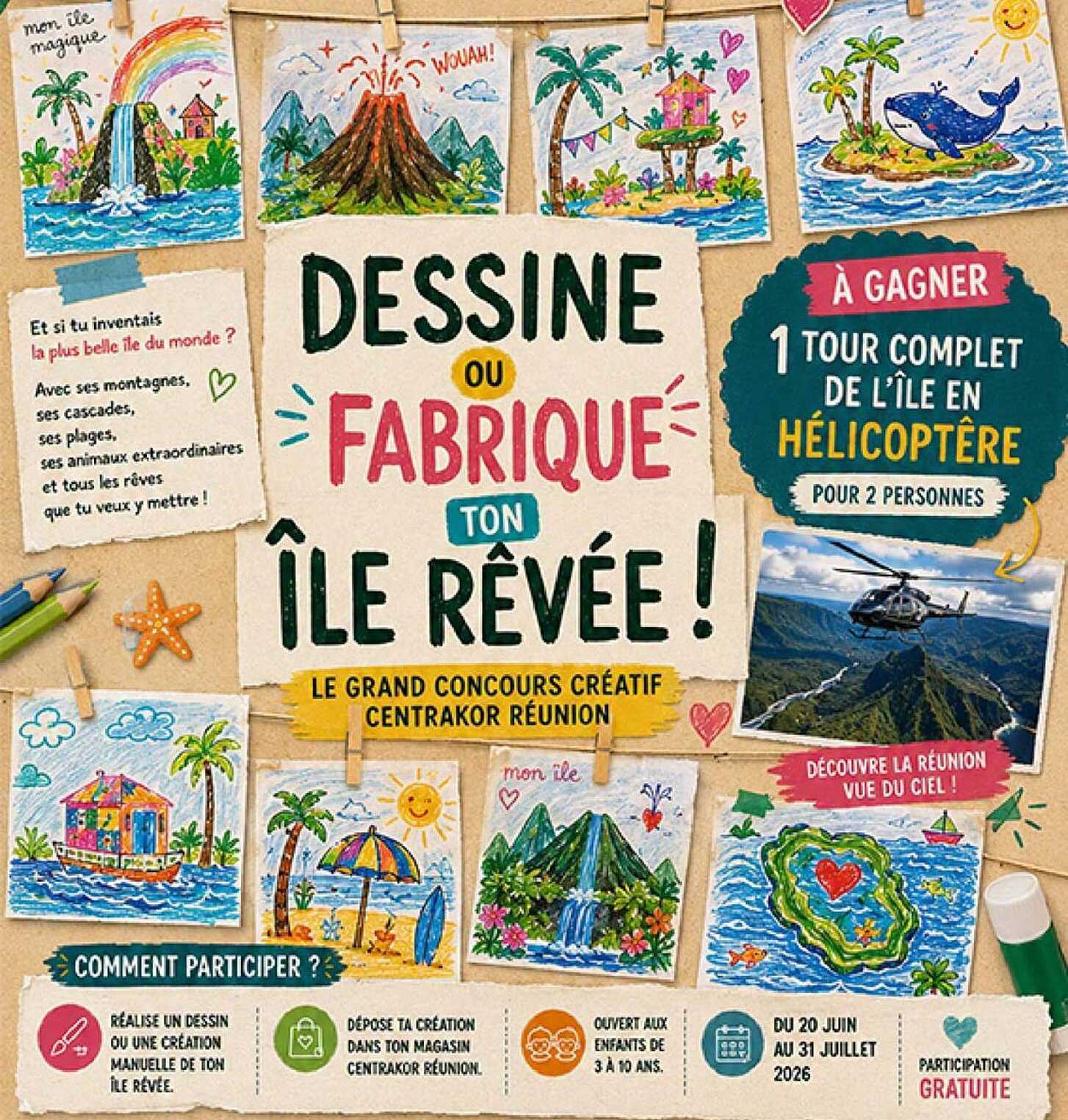 DESSINE OU FABRIQUE TON ÎLE RÊVÉE !