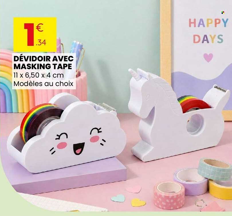 DÉVIDOIR AVEC MASKING TAPE
