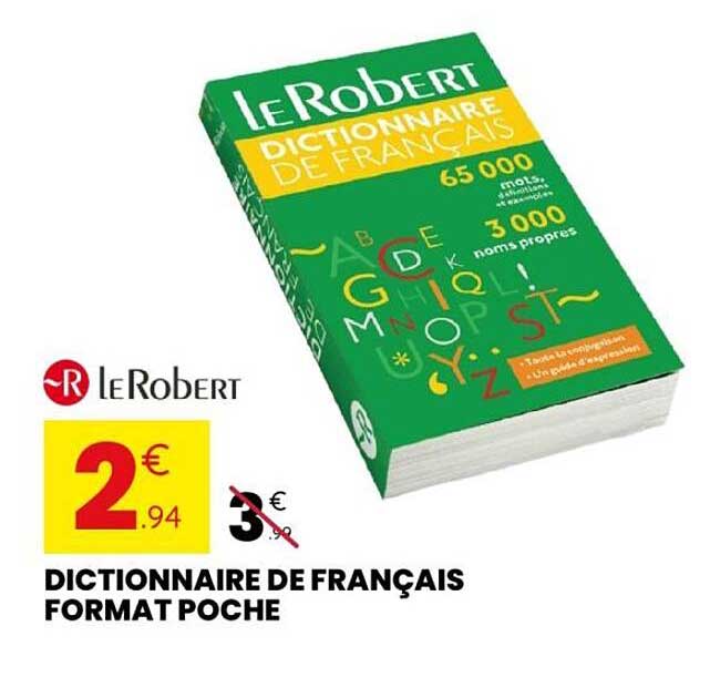 DICTIONNAIRE DE FRANÇAIS FORMAT POCHE