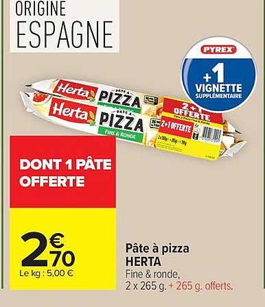 DONT 1 PÂTE OFFERTE