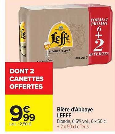 DONT 2 CANETTES OFFERTES