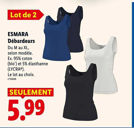 ESMARA Débardeurs