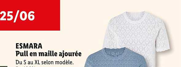 ESMARA Pull en maille ajourée