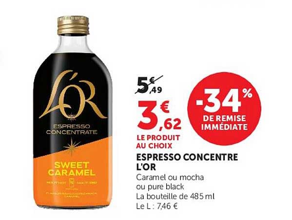 ESPRESSO CONCENTRE L'OR