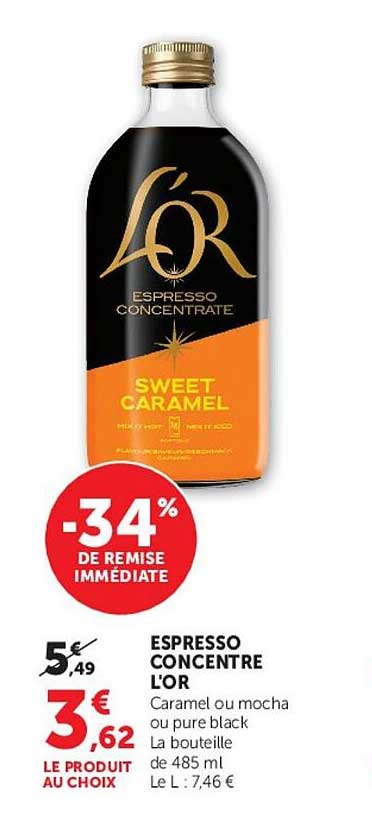 ESPRESSO CONCENTRE L'OR