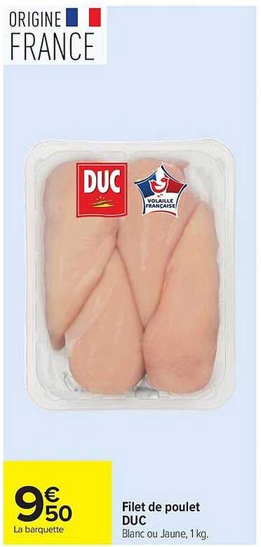 Filet de poulet DUC