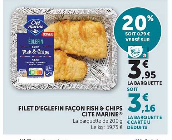 FILET D'EGLEFIN FAÇON FISH & CHIPS CITE MARINE(4)