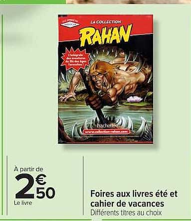 Foires aux livres été et cahier de vacances