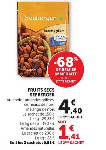 FRUITS SECS SEEBERGER