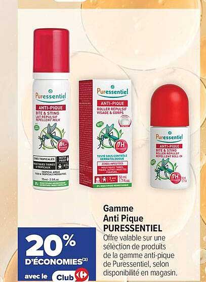 Gamme Anti Pique PURESSENTIEL