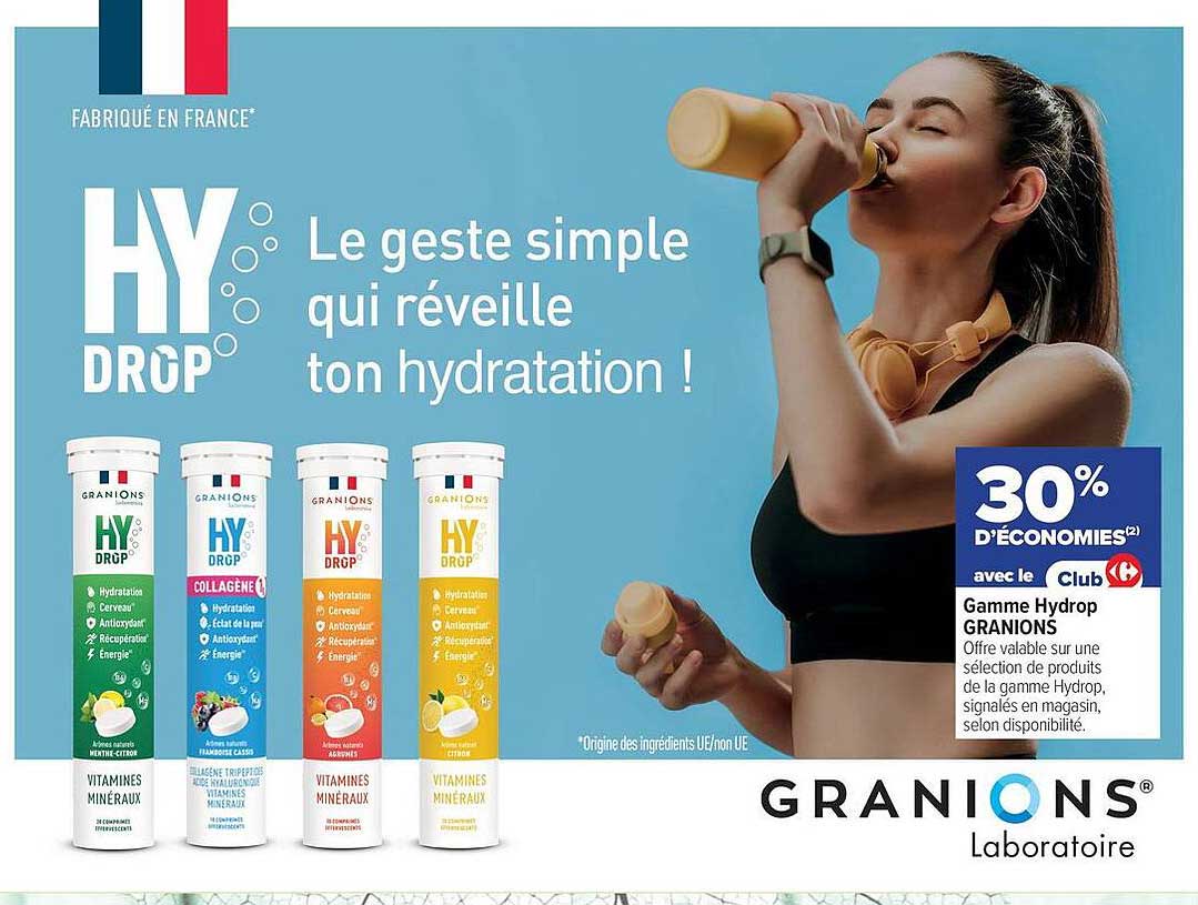 Gamme Hydrop GRANIONS