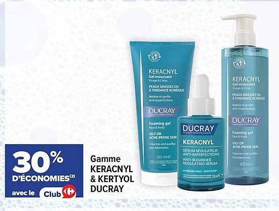 Gamme KERACNYL & KERTYOL DUCRAY