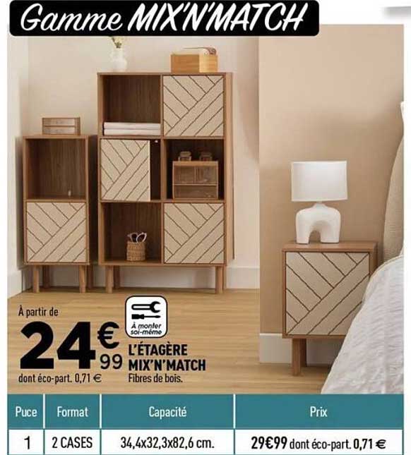 Gamme MIX'N'MATCH