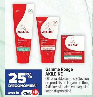 Gamme Rouge AKILEINE
