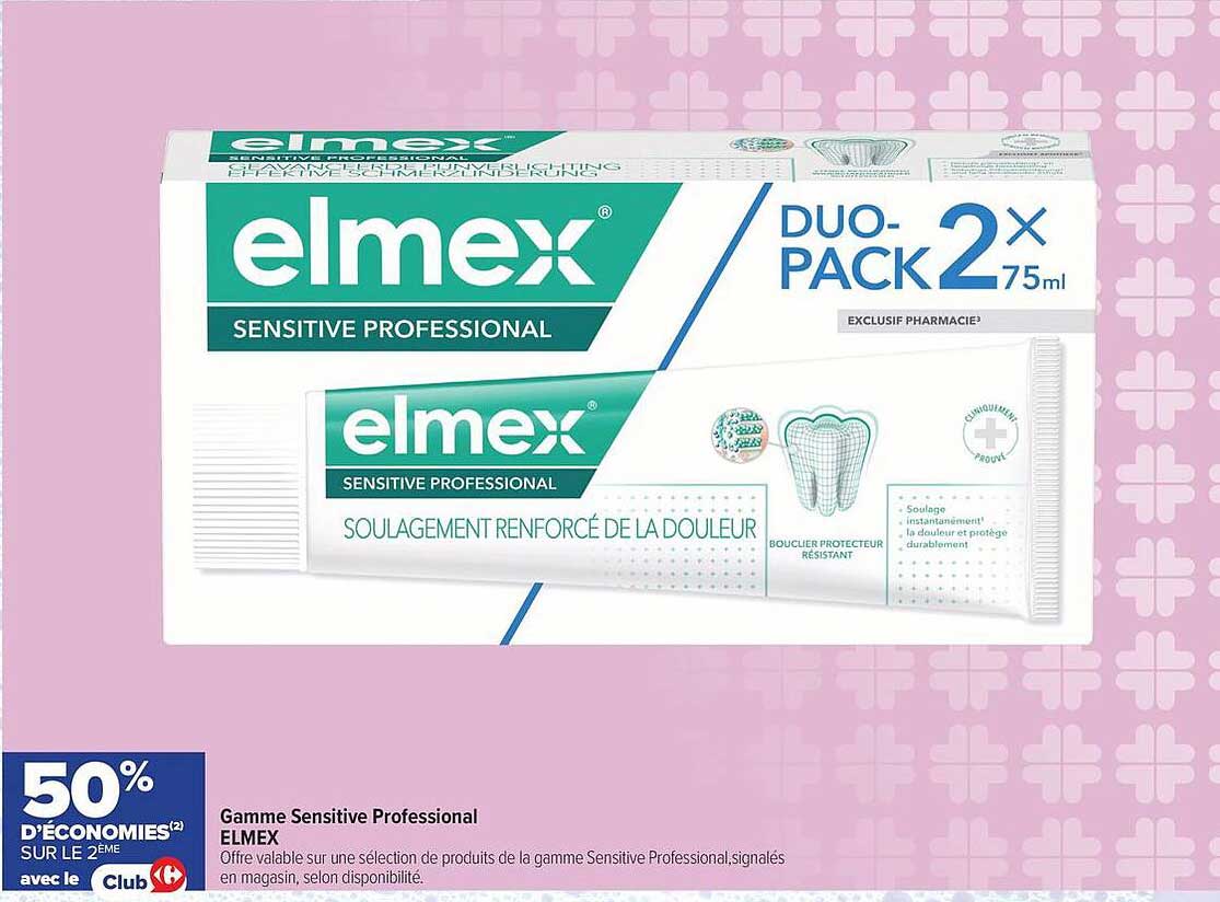Gamme Sensitive Professional ELMEX