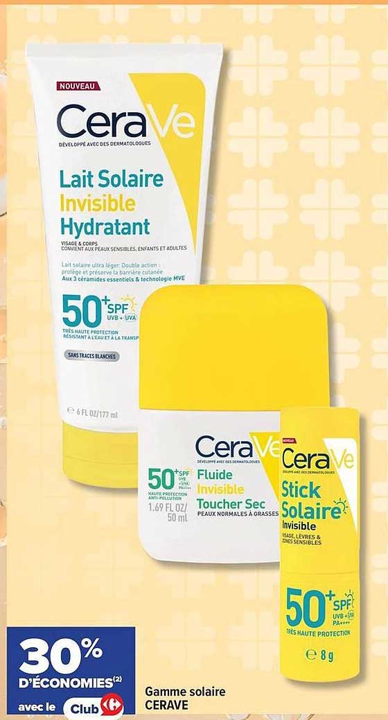 Gamme solaire CERAVE