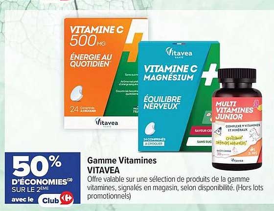 Gamme Vitamines VITAVEA