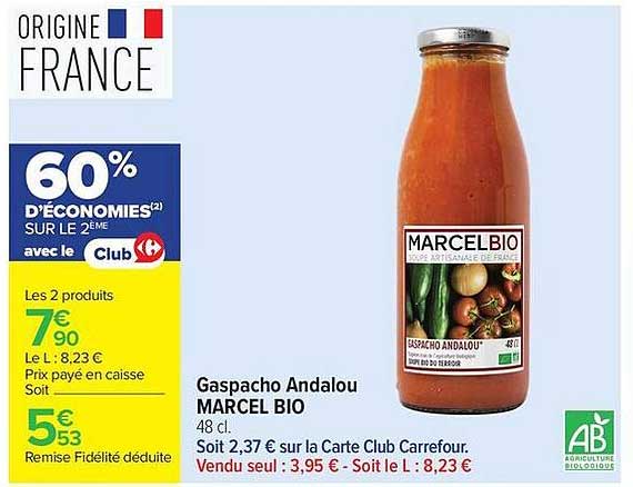 Gaspacho Andalou MARCEL BIO