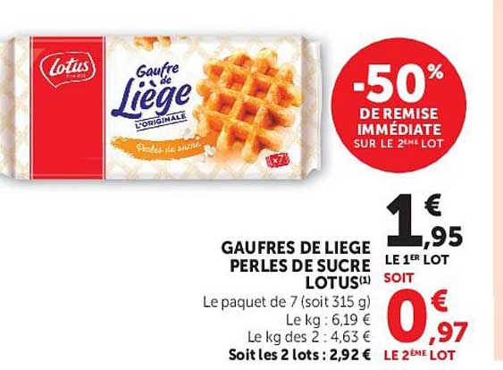 GAUFRES DE LIEGE PERLES DE SUCRE LOTUS(1)