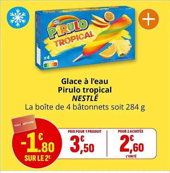 Glace à l’eau Pirulo tropical NESTLÉ