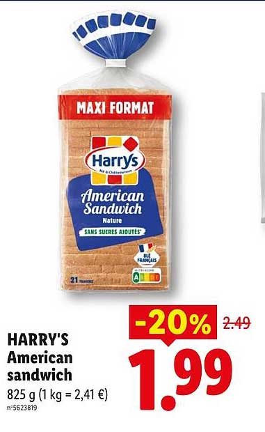 HARRY'S American sandwich
