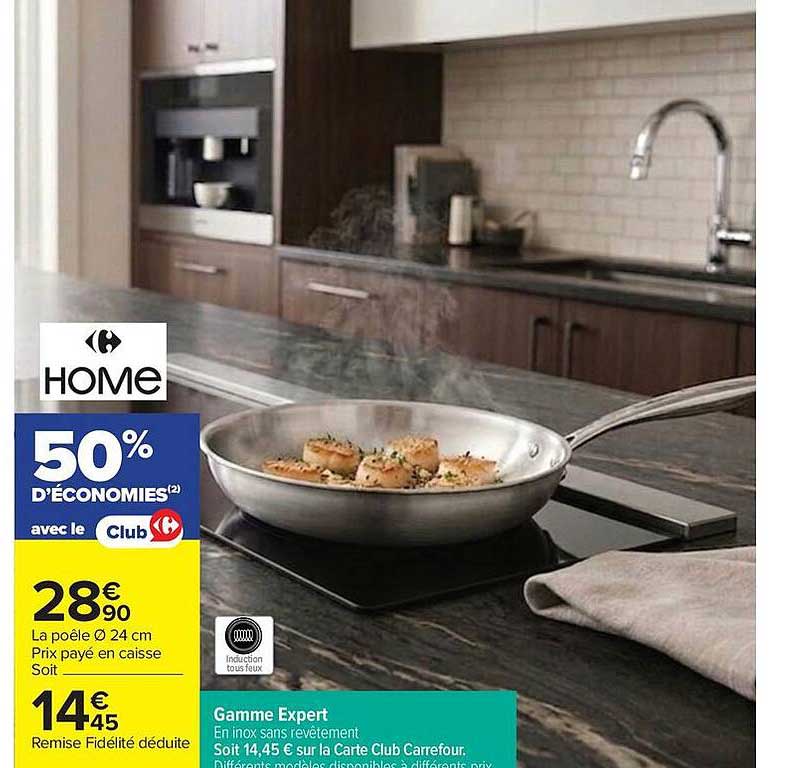 HOME 50% D'ÉCONOMIES avec le Club Carrefour