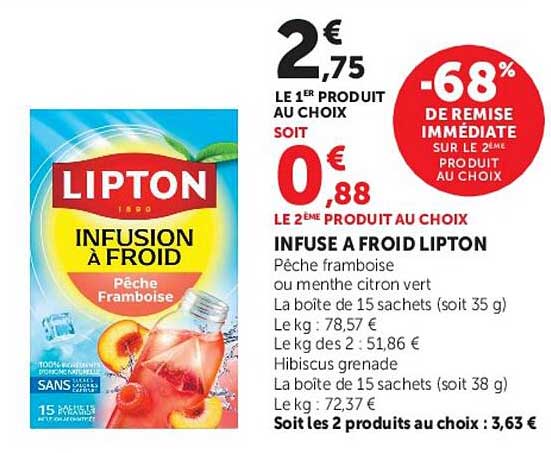 INFUSE A FROID LIPTON