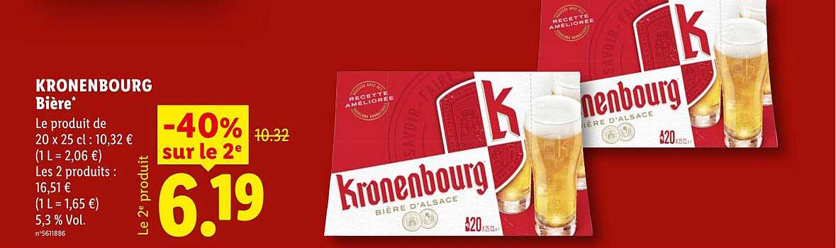 KRONENBOURG Bière*