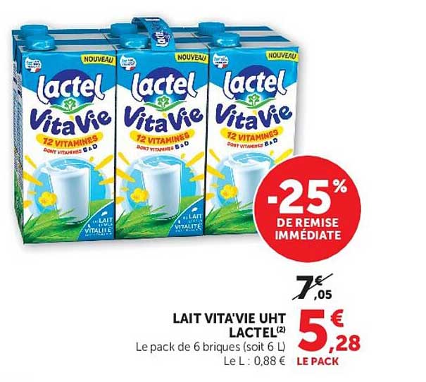 LAIT VITA'VIE UHT LACTEL(2)
