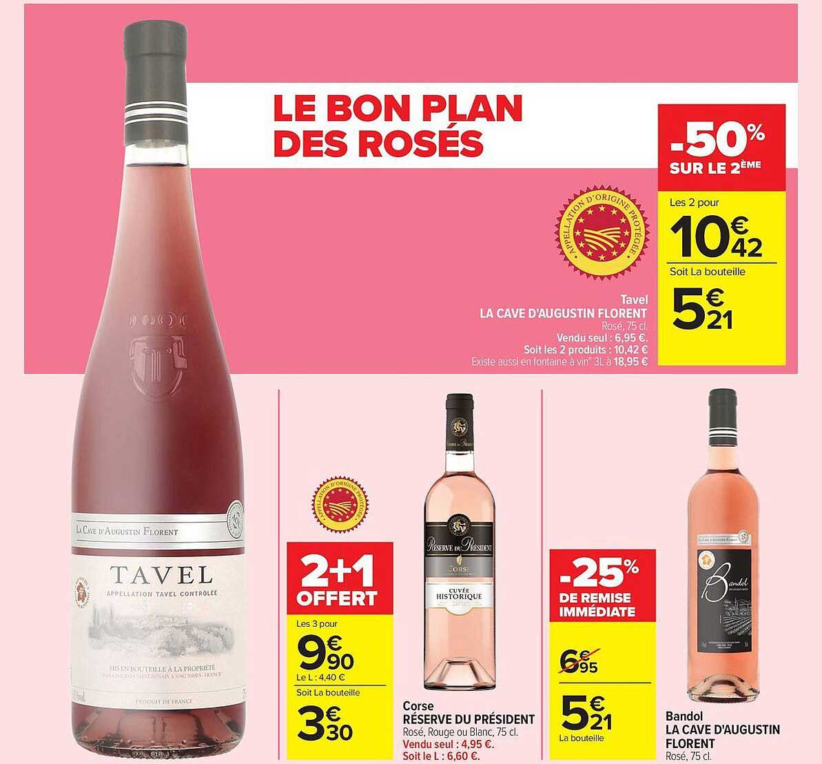 LE BON PLAN DES ROSÉS