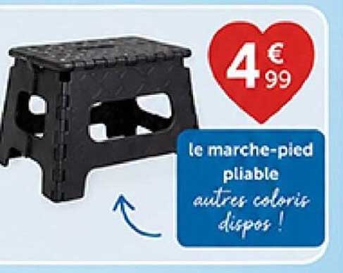 le marche-pied pliable autres coloris dispo !