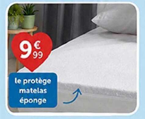 le protège matelas éponge