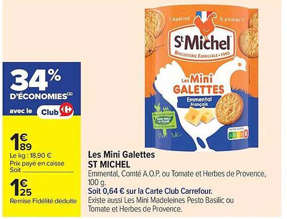 Les Mini Galettes ST MICHEL
