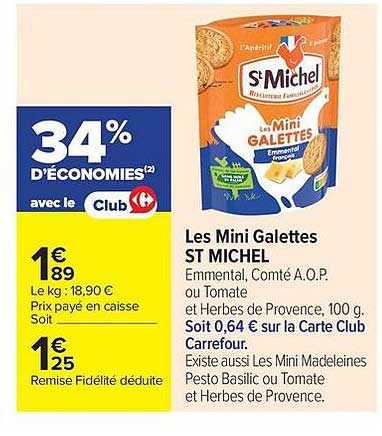 Les Mini Galettes ST MICHEL