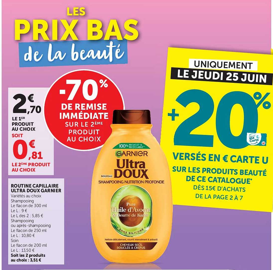 LES PRIX BAS de la beauté