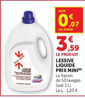 LESSIVE LIQUIDE PRIX MINI®